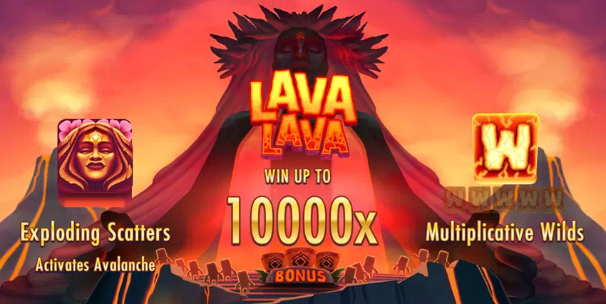 Игровой Автомат Lava Lava (Thunderkick) | RTP 96,14% Выигрыш до 10000 Играть Бесплатно